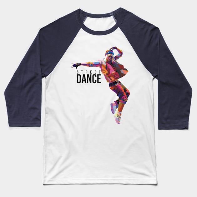 street dance Baseball T-Shirt by Suroto